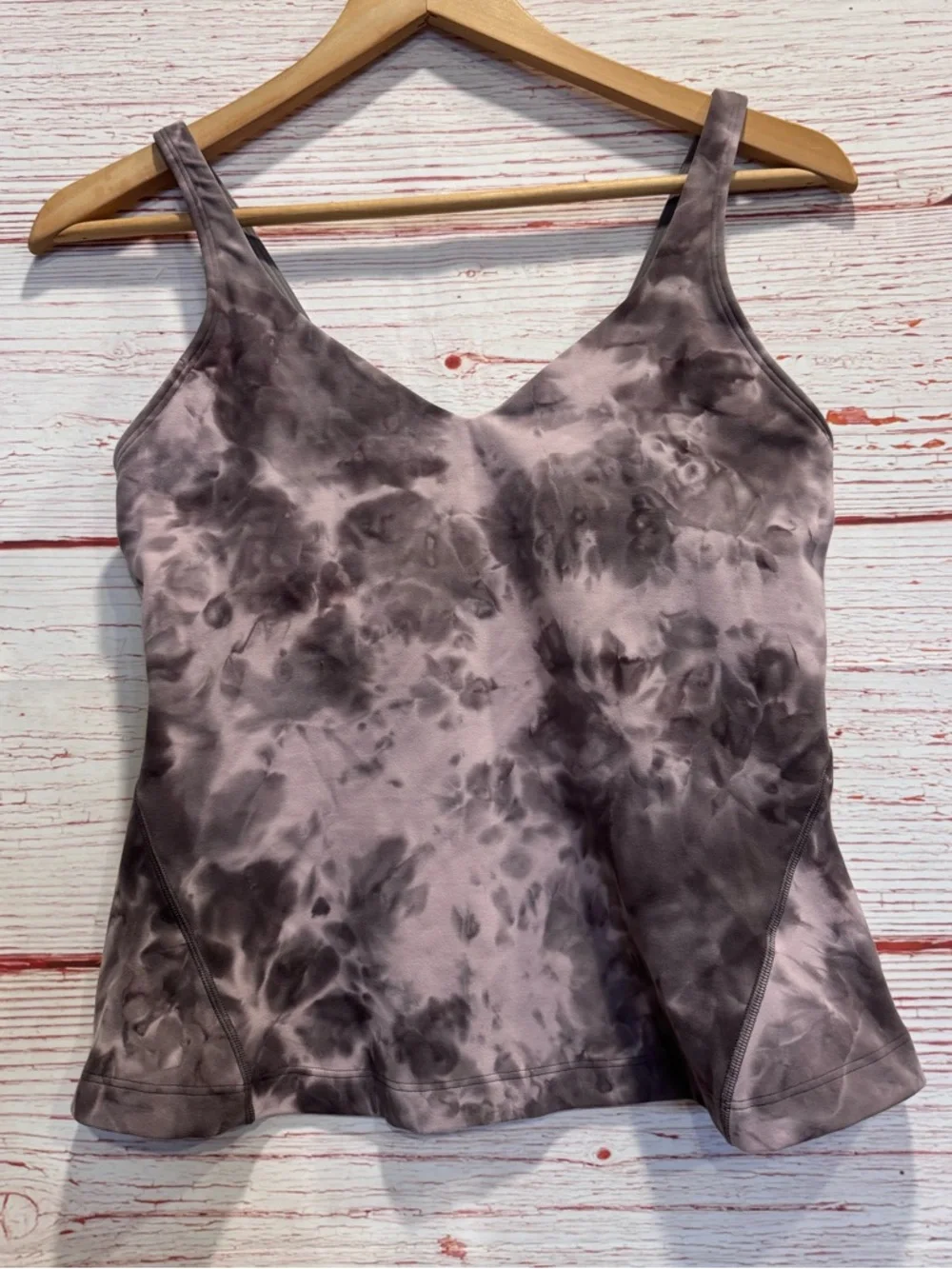 Lululemon Align Tank Top in Diamond Dye Mink Bery Lunar Rock Shadow Grey Sz 8